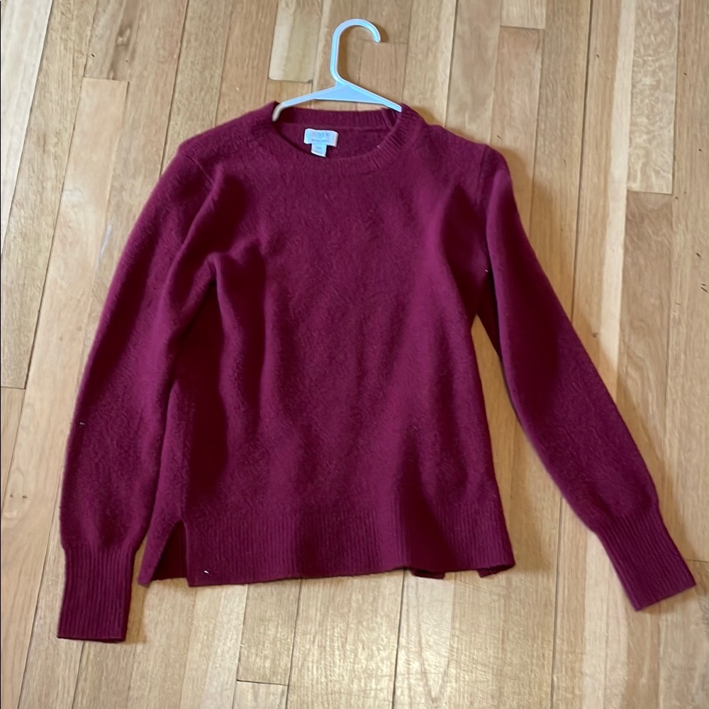 Women's Burgundy Sweater